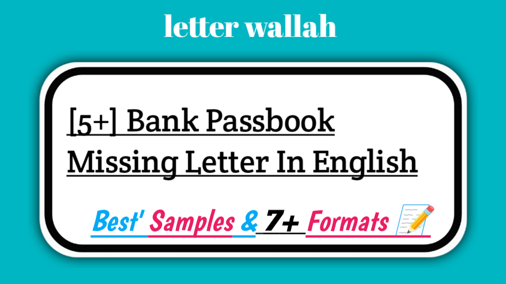 [5+] Bank Passbook Missing Letter In English