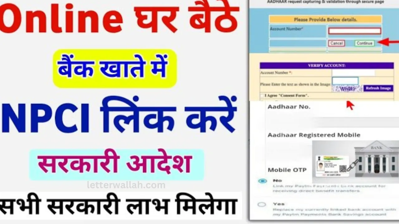 NPCI Bank Link Online: सरकारी योजनाओं का पूरा फायदा लेना है? बैंक खाता आधार NPCI से ऐसे करें तुरंत लिंक